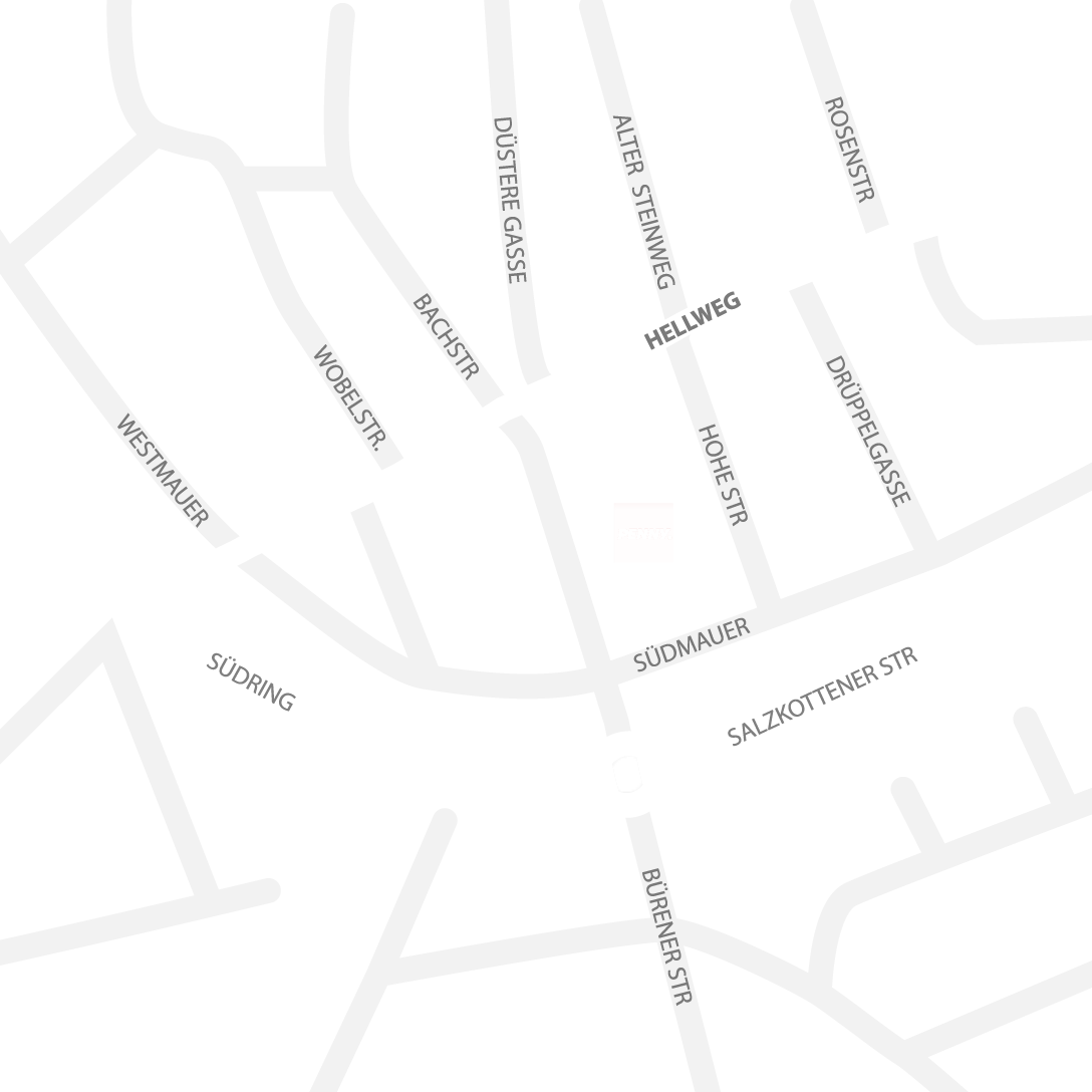 Anfahrtskarte zur Praxis Schlottmann in Geseke